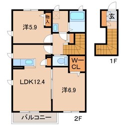 シャーメゾン金龍寺丁の物件間取画像